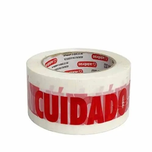 FITA CUIDADO FRAGIL BRANCA 48X100 